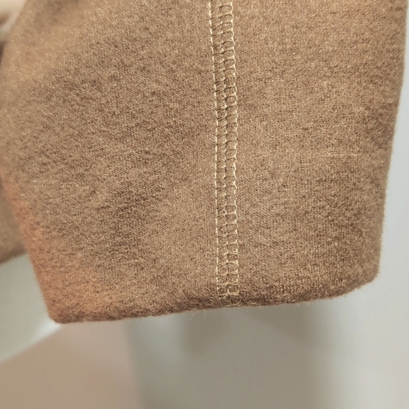 Sandra Angelozzie Women's Camel,Woolen Zippered Suit Jacket/Blazer,Size 36. - Picture 5 of 11